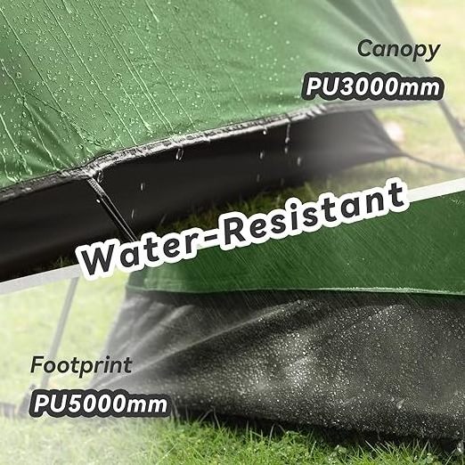 2 Person Lightweight Backpacking Tent Waterproof Outdoor Camping Glamping Hiking Gear with Aluminum Poles Single & Double Layers