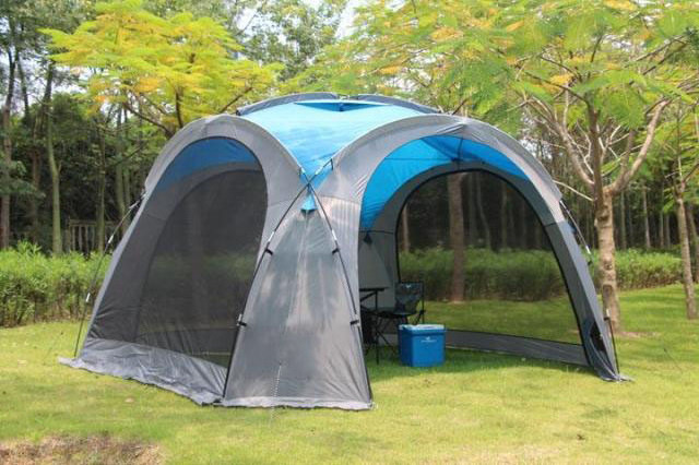 Outdoor large high  beach canopy  portable folding semicircle camping Spherical tent ball tent