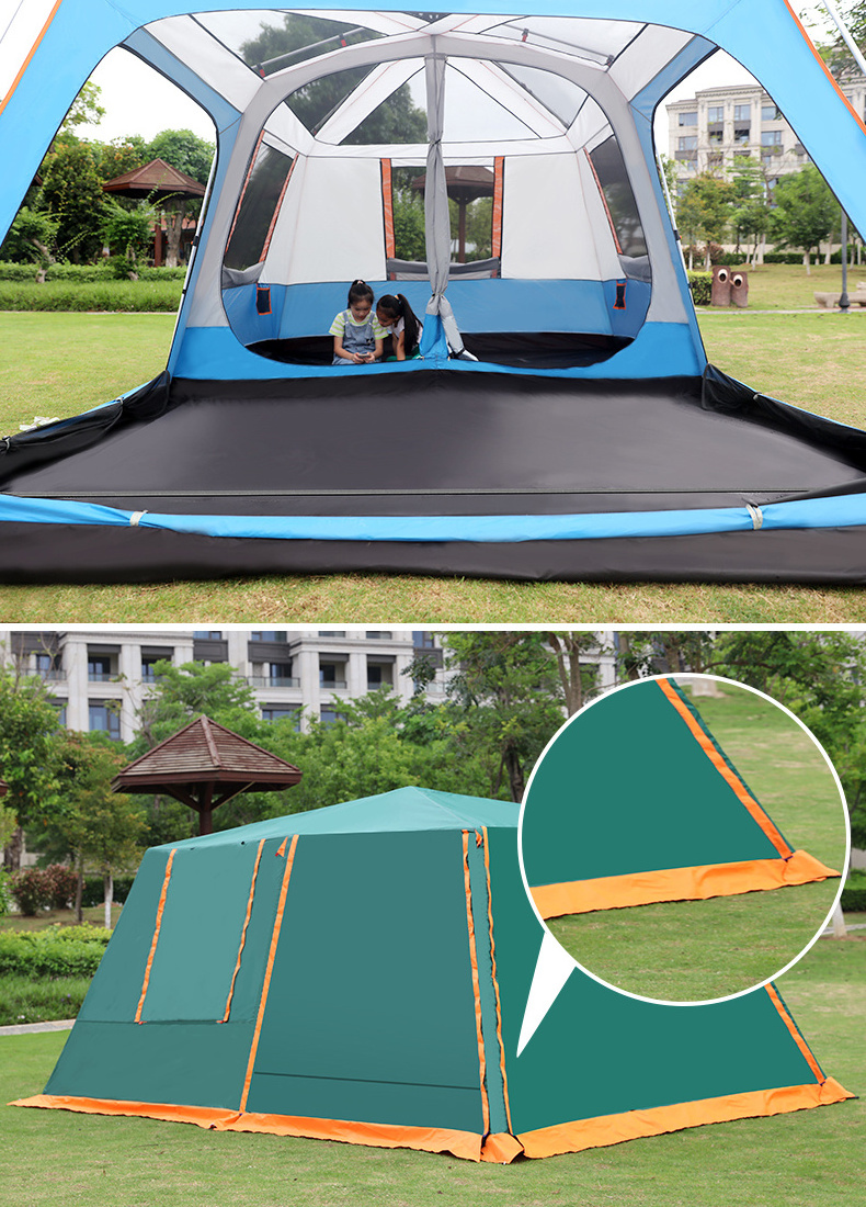 Wholesale 5-8 People Full Automatic Speed Open Tents Camping Tent glamping tent luxury