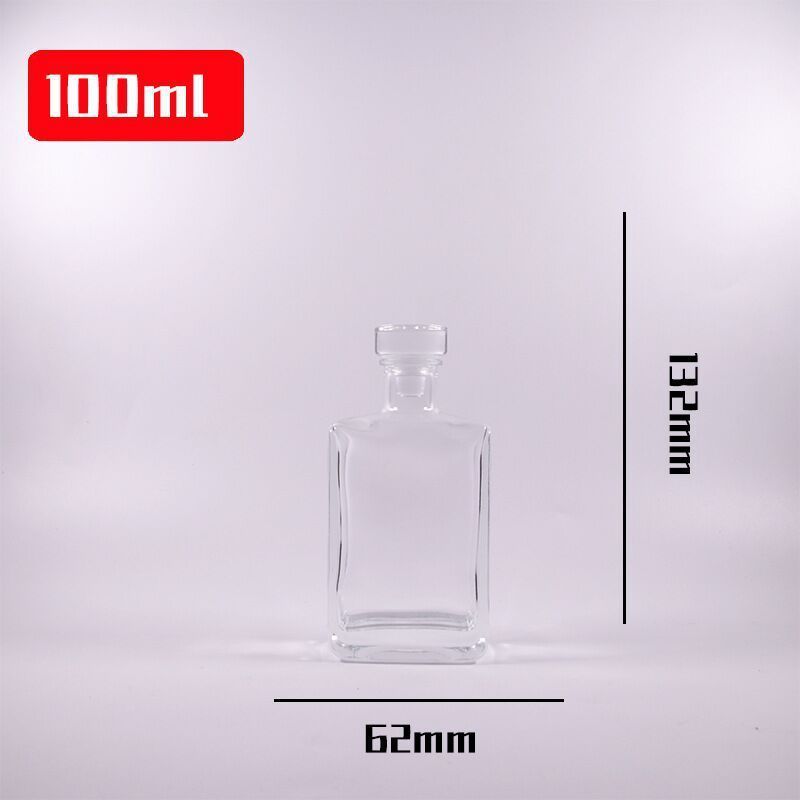 glass wine bottle liquor alcohol guzzle liquor for vodka gin whiskey spirit glass bottle white spirit botellas de vidrio 750ml