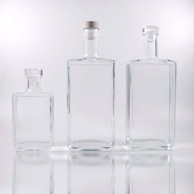 glass wine bottle liquor alcohol guzzle liquor for vodka gin whiskey spirit glass bottle white spirit botellas de vidrio 750ml