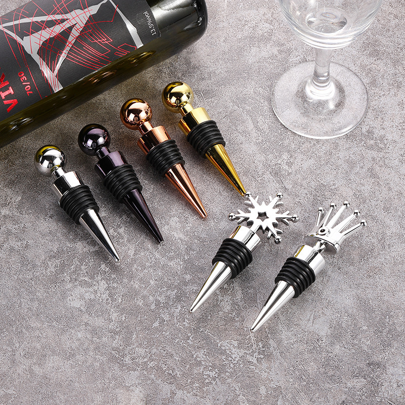 Decorative Wine Bottle Stoppers Wholesale Home Bar Accessories reusable Stopper Red Wine Bottle Stoppers personalized Bottle