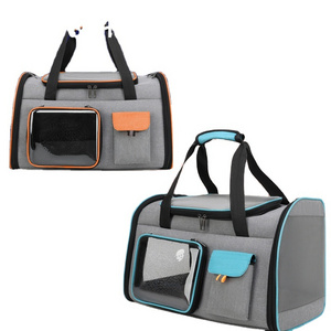 Best Sell Breathable Transparent Pet Cat Dog Travel Carrier Carrying Basket Backpacks