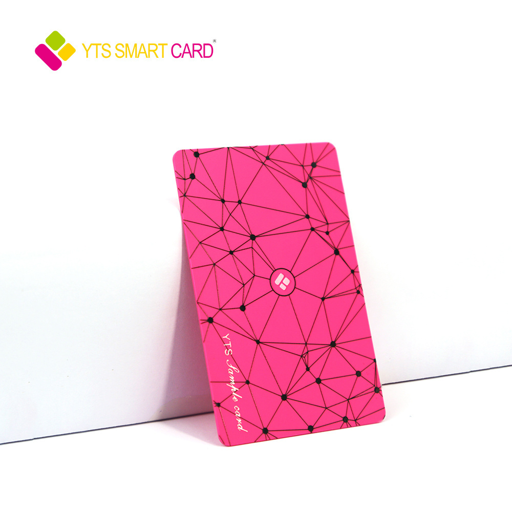 YTS customized best new plastic premium personalized printed pvc nfc rfid business gift cards