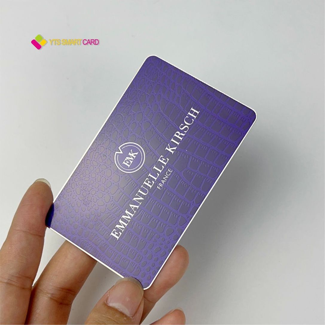 YTS factory price wholesale metal cards without chip business cards