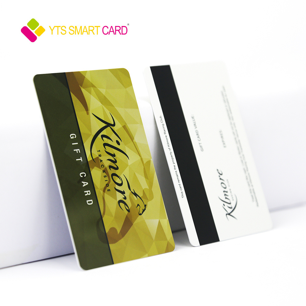 YTS customized logo best new plastic premium   personalized printed pvc giftcards business gift   cards