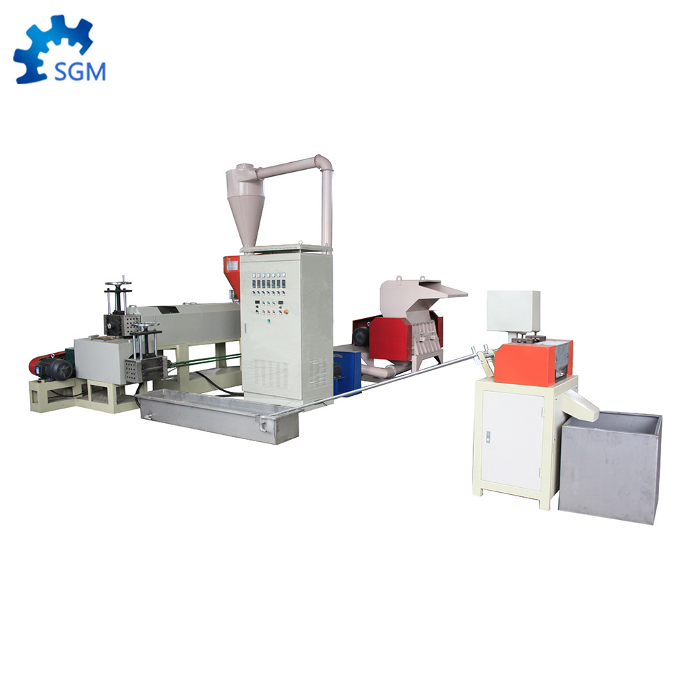 China top quality recycling machinery pe waste plastic recycling machine line