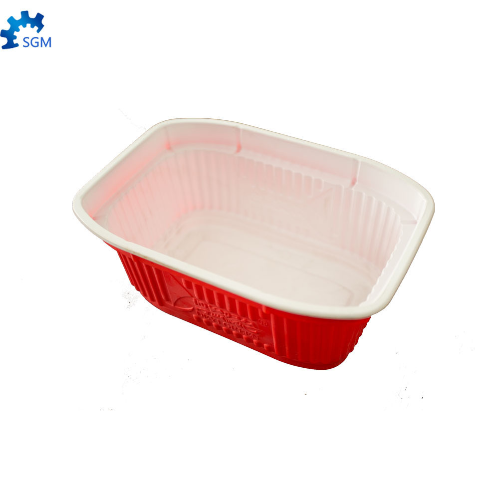 Automatic disposable plastic food container making machine