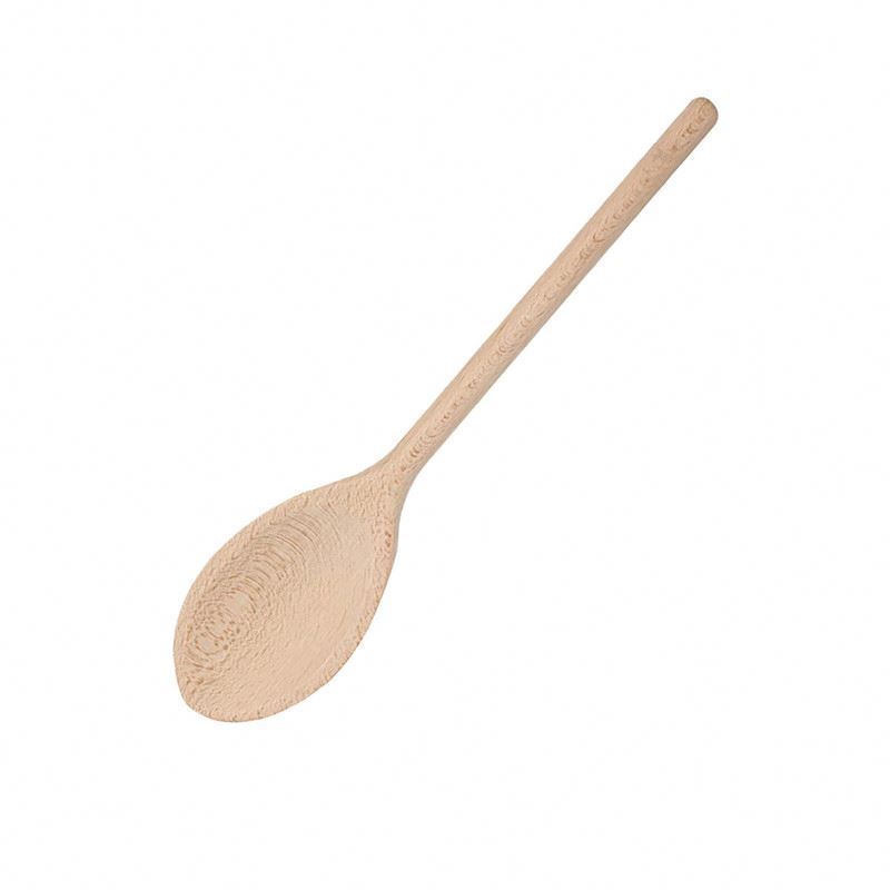 12 inch beech wood serving dinner table tea coffee soup baby spoon wooden eating mixing stirring spoon small mini wooden spoon