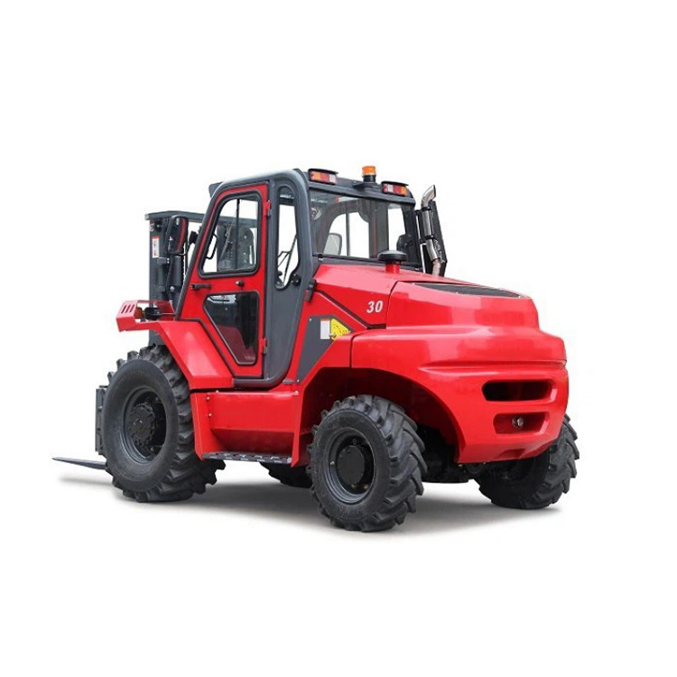 Customized Good Quality 3 ton 2WD Diesel Rough Terrain Forklift Off-road Forklift Pneumatic Tire Factory price for Sale