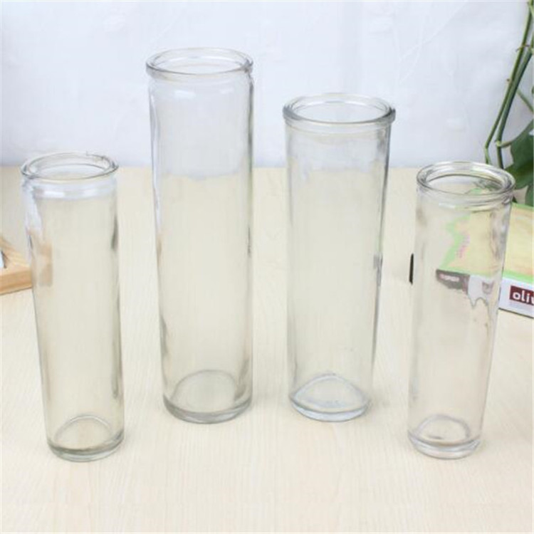 best selling custom tall soy heat resistant empty 500ml large glass candle jar