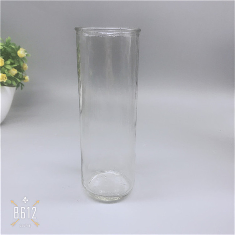 best selling custom tall soy heat resistant empty 500ml large glass candle jar