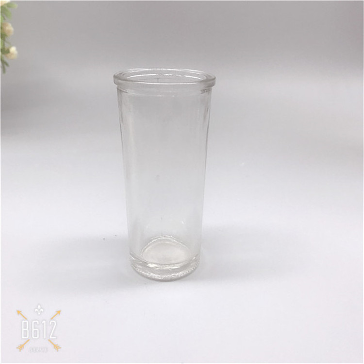 best selling custom tall soy heat resistant empty 500ml large glass candle jar