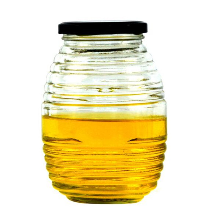 honeycomb empty unique 100ml 200ml decorative fancy honey glass bottle jars with lids