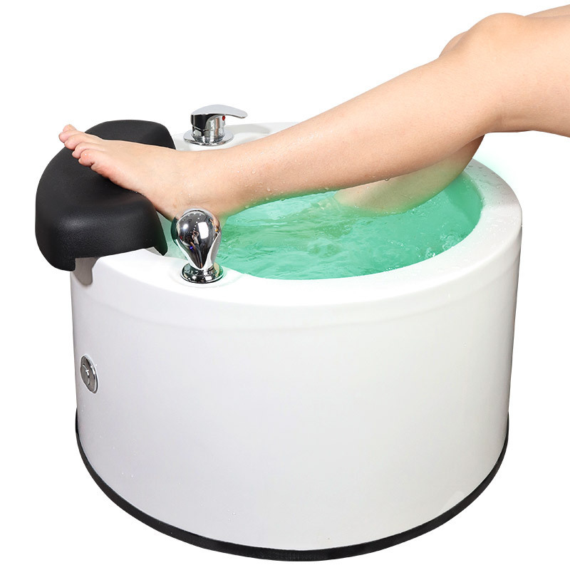 High Quality Sanitary Pedicure Sink basin Durable Acrylic Foot Basin Tubs for nail shop massage foot sink pedicure bowl