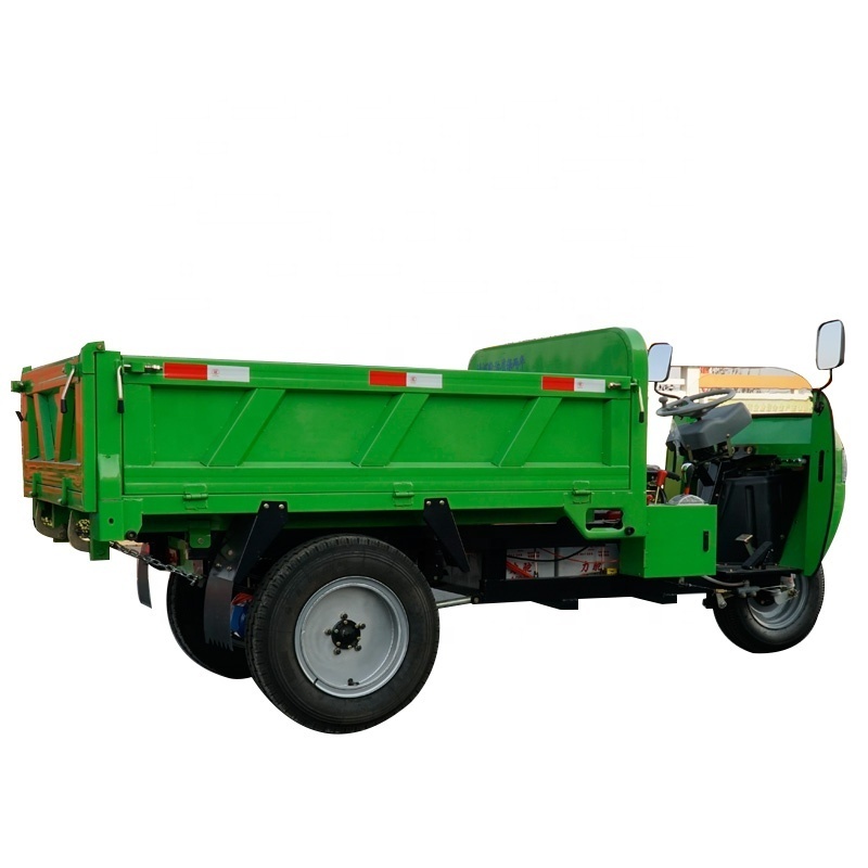 3 Wheel Dump Load Electric Tricycle Electric Tractor Mini Dumper Farm Cargo Electric Dumper Tricycle