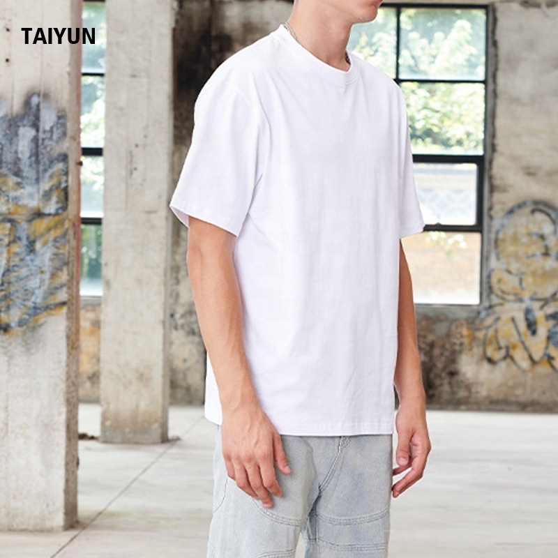 NEW Arrival premium drop shoulder t-shirt heavyweight oversize-t shirt custom t-shirts unisex 100% cotton oversize-t shirt