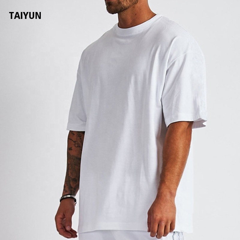 NEW Arrival premium drop shoulder t-shirt heavyweight oversize-t shirt custom t-shirts unisex 100% cotton oversize-t shirt