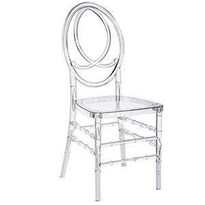 Plastic clear banquet acrylic transparent chiavari wedding chairs