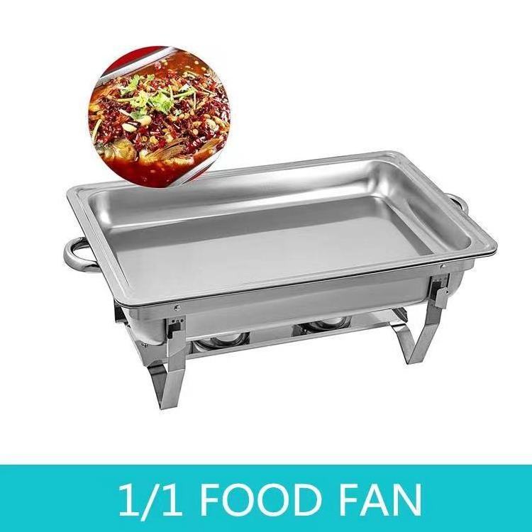 Factory Folding Stainless Steel  Buffet Food Warmer Gold Chafing Dish