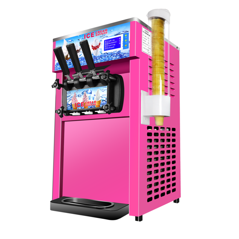 Commercial automatic ice cream making machine soft ice cream vending machine ice cream filling machine