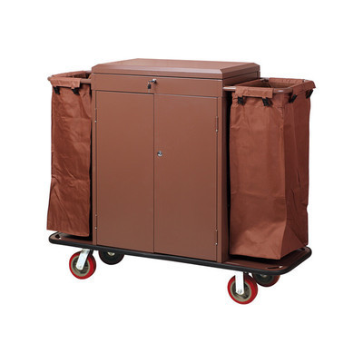 commercial trolley hotel restaurant room dirty linen cleaning mobile service cart