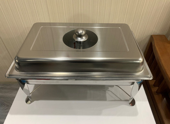 Factory Folding Stainless Steel  Buffet Food Warmer Gold Chafing Dish