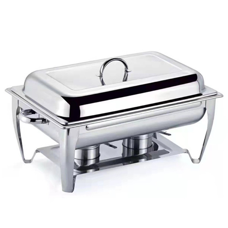 Factory Folding Stainless Steel  Buffet Food Warmer Gold Chafing Dish