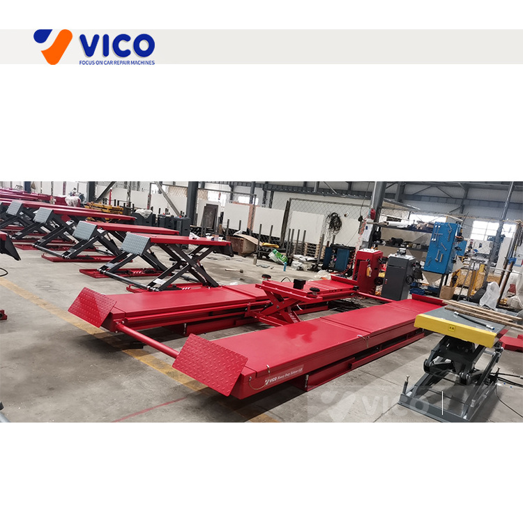 Vico 5T In Ground Heavy Duty Scissor Lift Auto Body Service Center Car Repair Equipment Scissor Lift #V-JSZM-D-8350