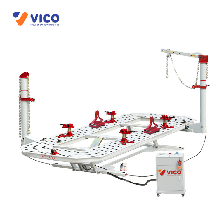 Vico hot sale full lift car body frame machine Auto repair equipment Hydraulic car bench VF5300