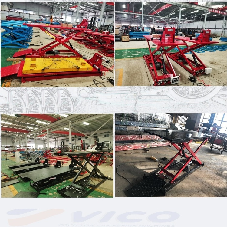 Vico  V-JSMT-A-3007 Garage Tools Equipment Electrical Hydraulic Hoist Motorcycle Scissor Lift Motorbike Lifter OEM