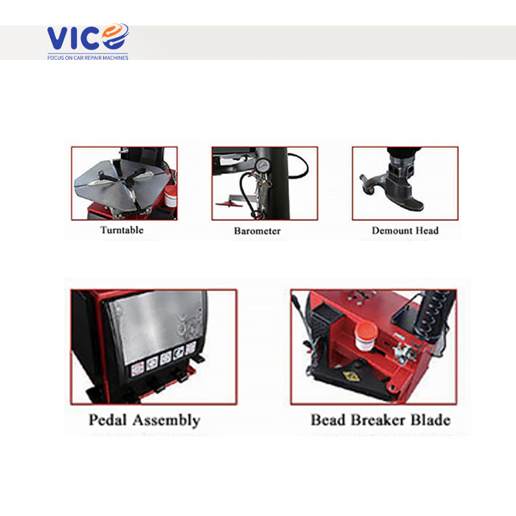 Vico Automotive tire Maintenance Equipment Auto tire service repair shop balancing machine Vehicle tire changer #VTC-YK860