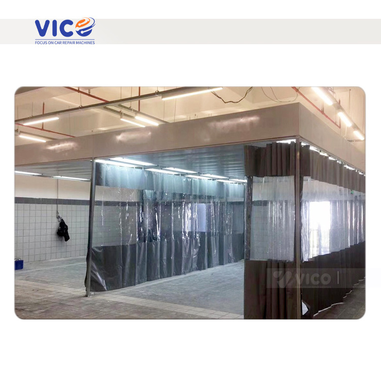 Vico Hot selling  customized car polish preparation room/ paint prep room station for cars VPS-10