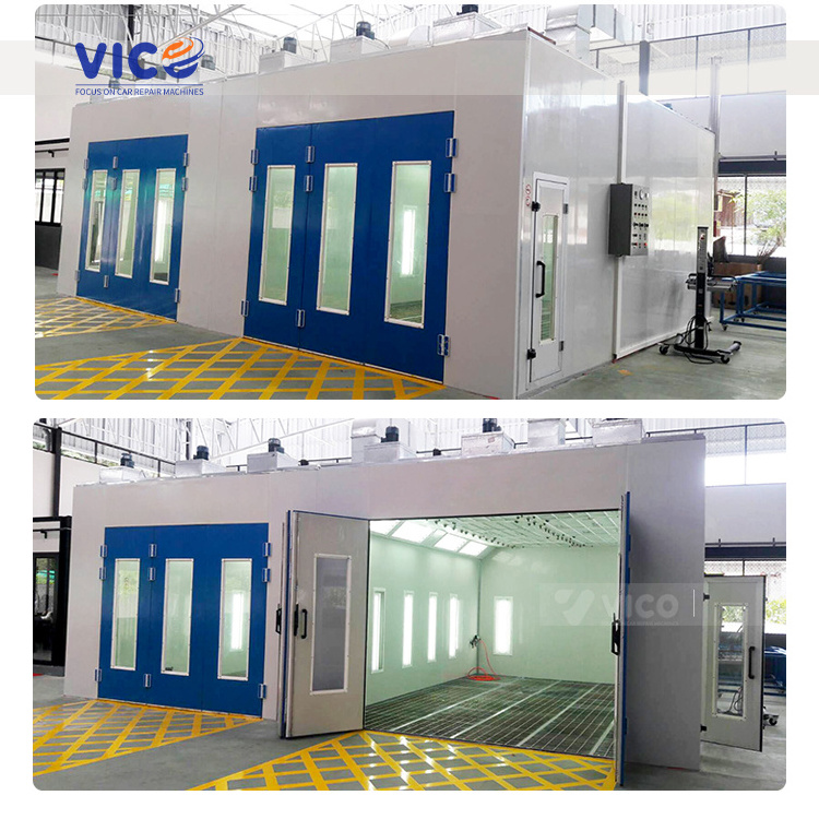 VICO Hot Sale Automotive Paint Booth Car Painting Oven Vehicle Spray Booth and Baking Oven #VPB-SD78