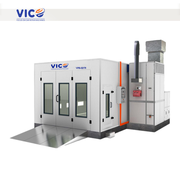 VICO Hot Sale Automotive Paint Booth Car Painting Oven Vehicle Spray Booth and Baking Oven #VPB-SD78