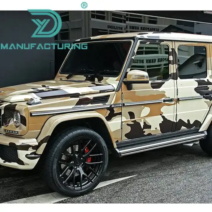 Arctic Camo Vinyl Car Wrap Military Black White Grey Camouflage Film Jungle Car Motorcycle Decal Sticker