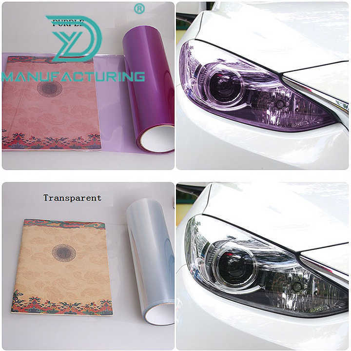 Waterproof Transparent Headlight Color Change Film Auto  Car Head Light Tint Films