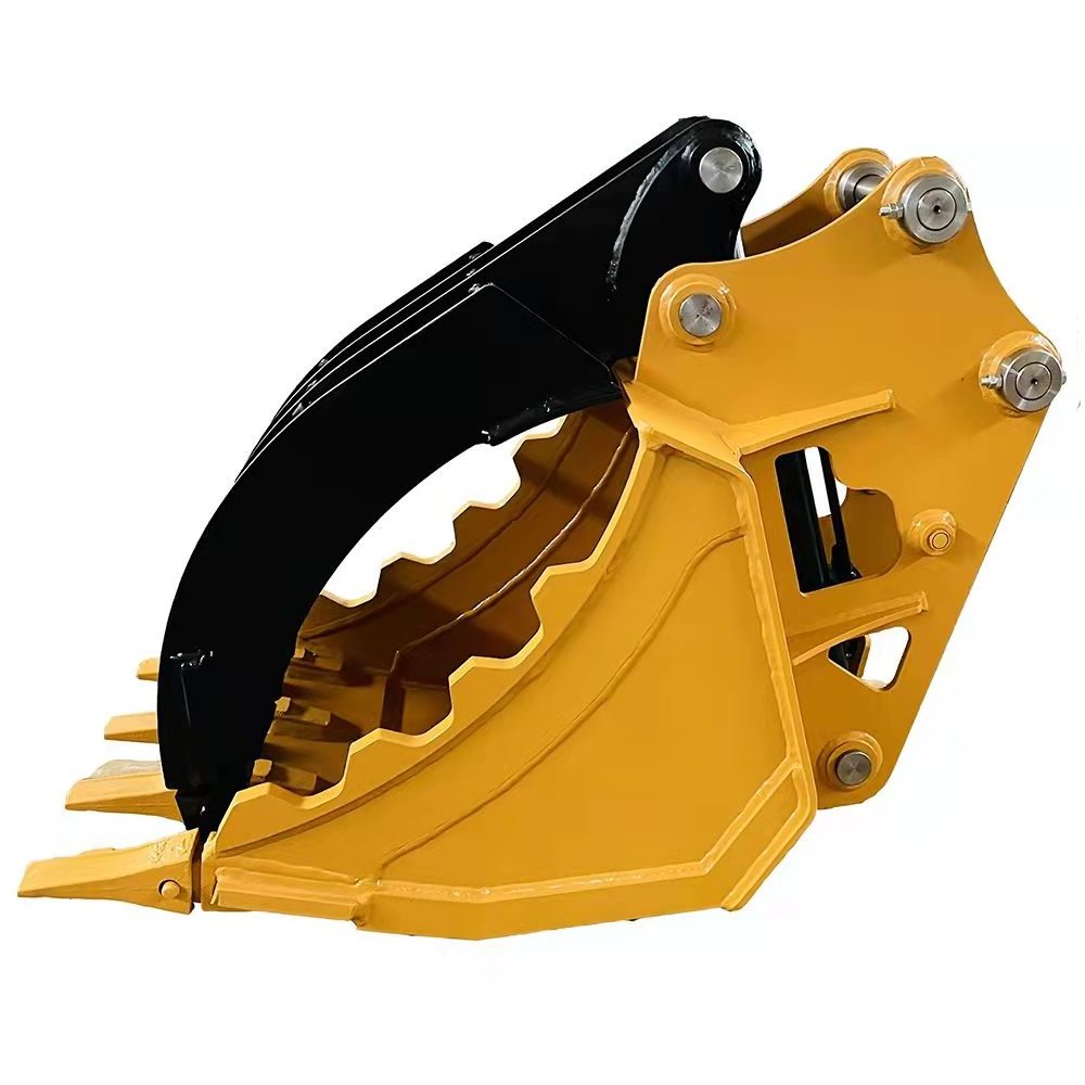 Weixiang  factory price OEM CE/ISO mini excavator hydraulic rotating grab bucket for sale