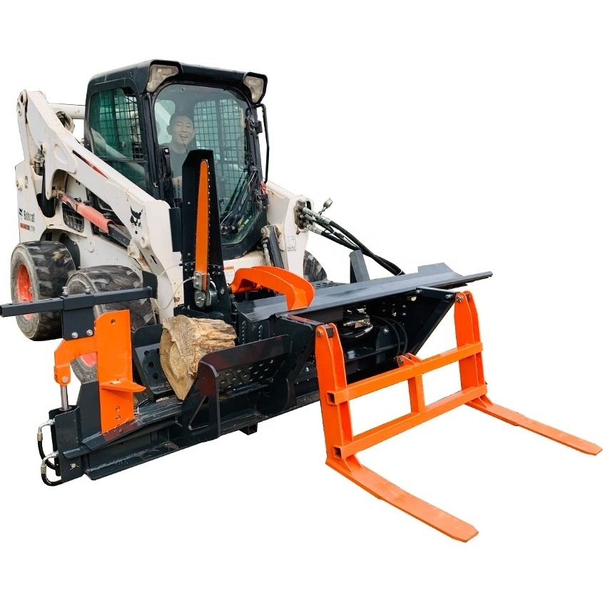 14 ton Splitting Force Firewood Processor Skid Steer Wood Processor RSW400