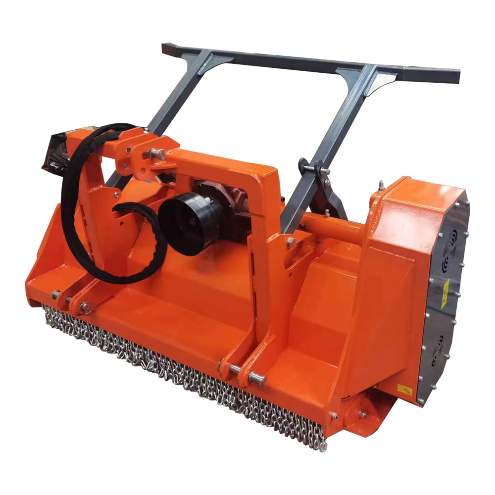 forestry mulcher work with a 35 horsepower tractor /3 point hitch and driven by pto shaft forestry mulcher