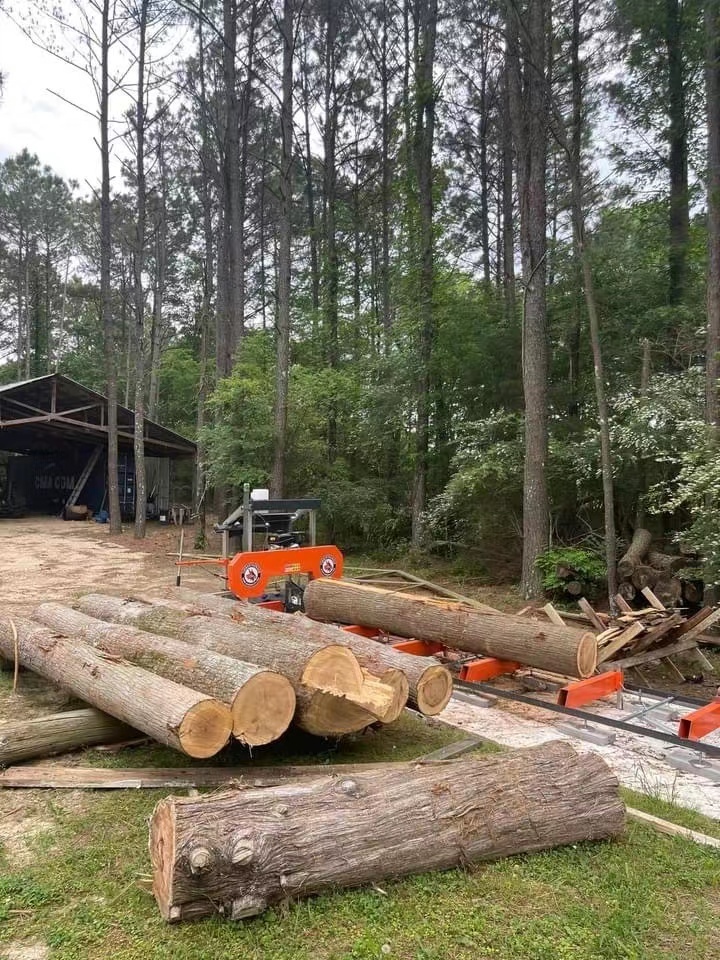 wood saw machines band sawmill portable sawmill with trailer