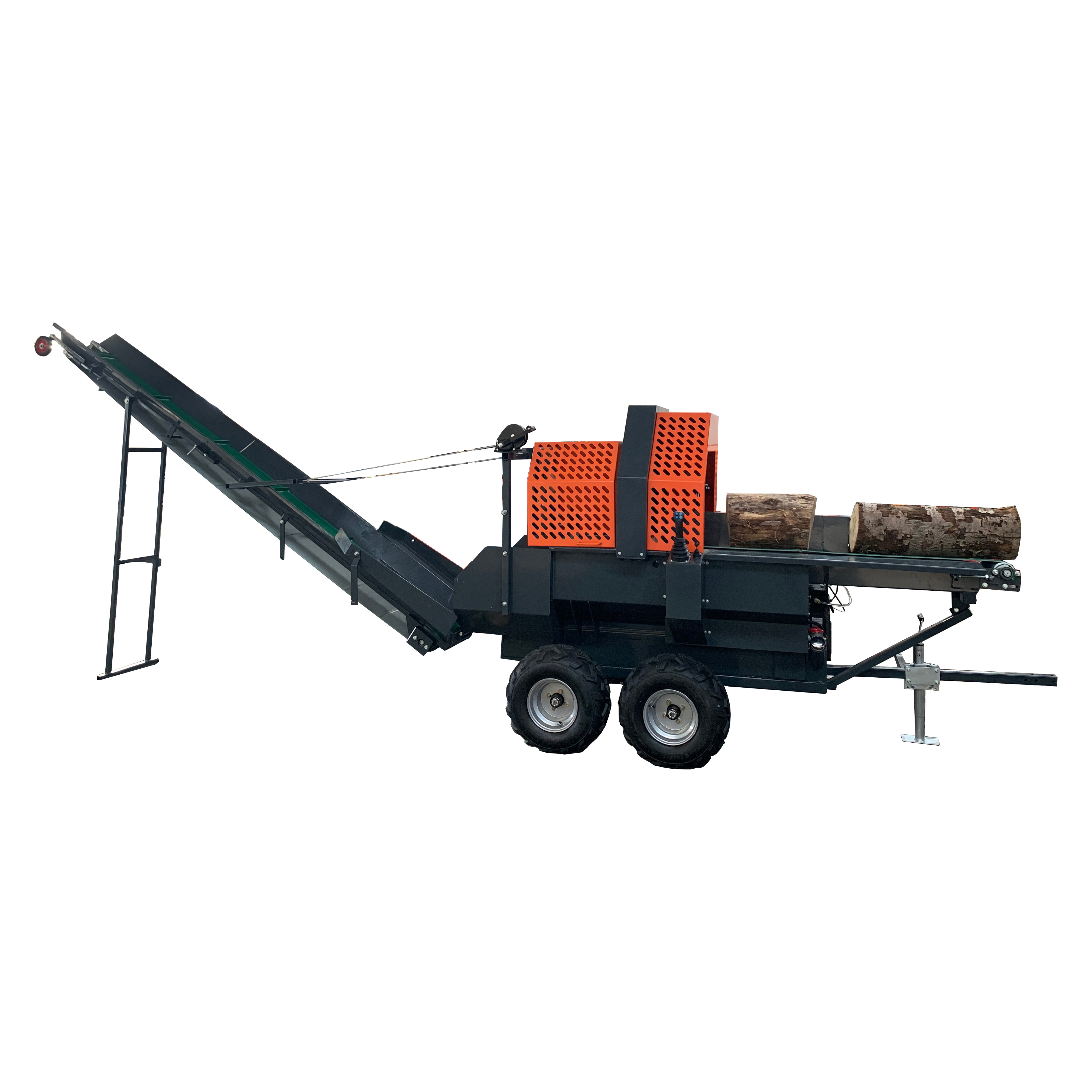 30 Ton Engine Powered Cutting Diameter 50 Cm Ce Approved Log Splitter, Automatic Log Splitter