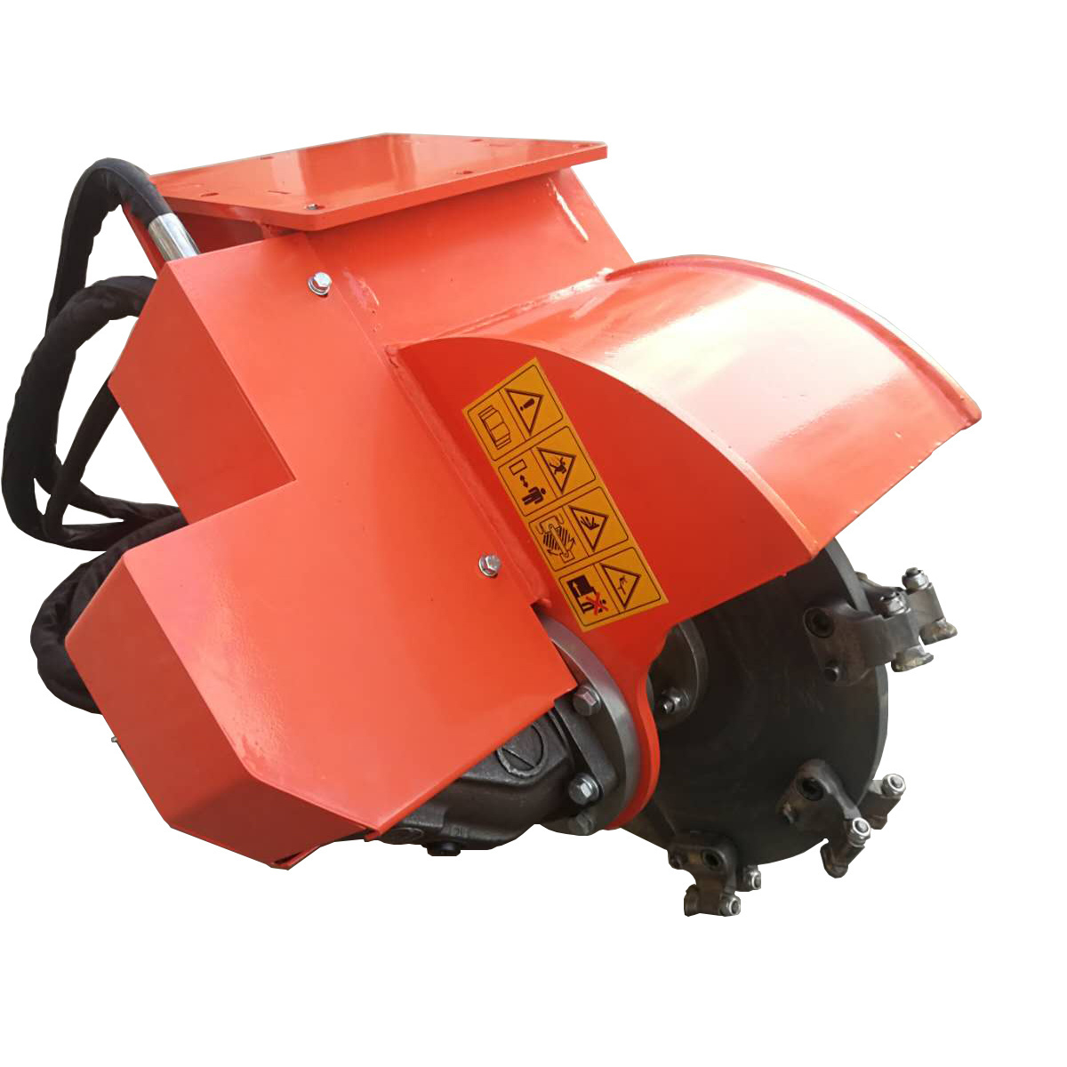 Stump grinding machine attached on excavator,front loader,skid steer stump grinder