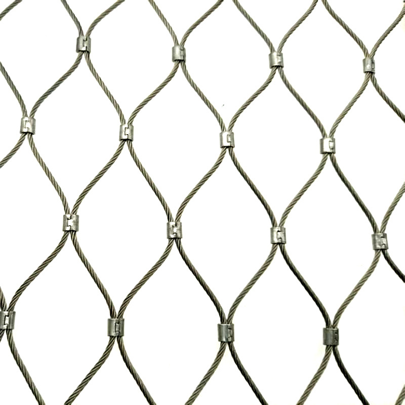 Stainless Steel Wire Rope Mesh 100*100mm Cable Mesh Green Plant Climbing Trellis Wall Mesh For Garden