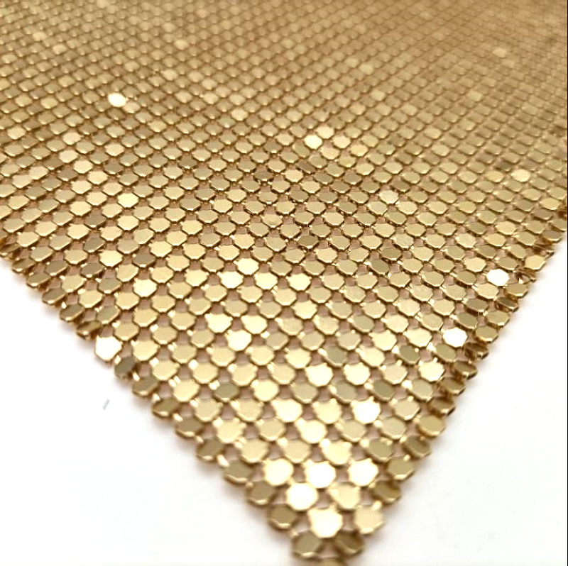 Fashion flake metallic cloth, Aluminum Glitter Sequin Fabric For Lady Handbag