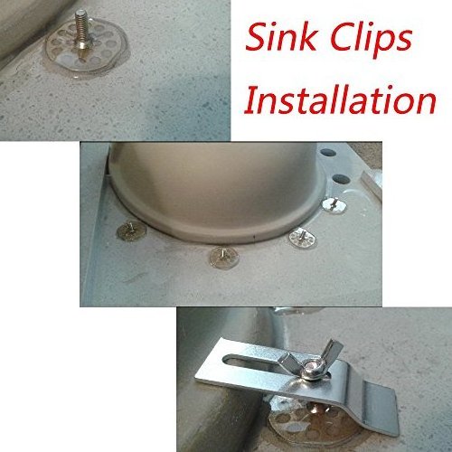 adjustable metal under sink clips for bathroom sink kitchen sink