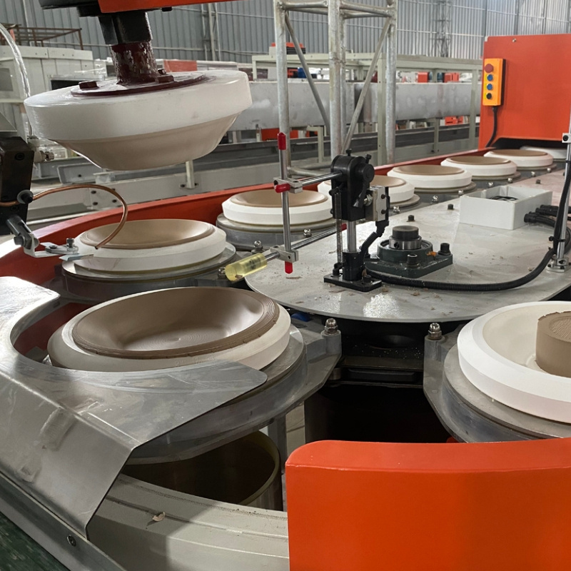 Fully Automatic Jiggering Line Plate Bowls Saucer  Porcelain Production Ceramic Mugs Making Machines