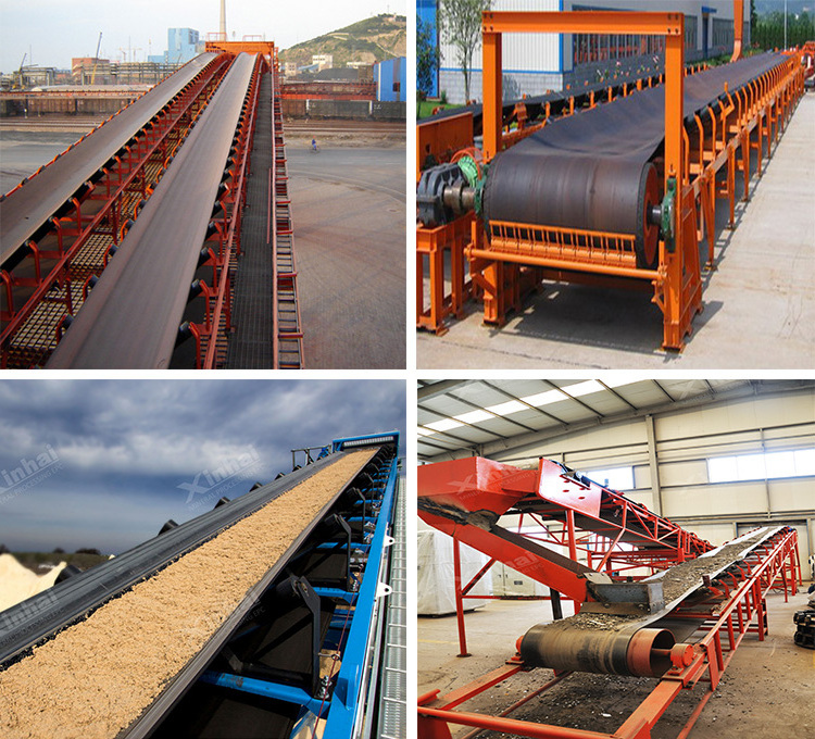 High Efficiency Mining Conveyor Belt Systems Machine