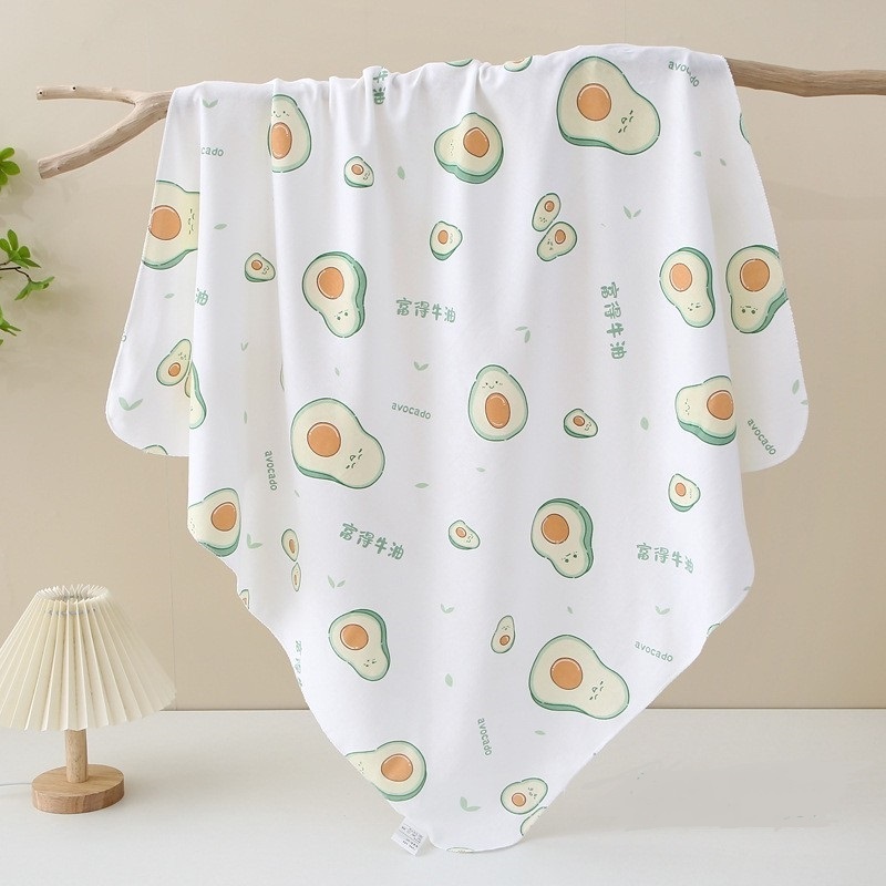 Super Soft Breathable Newborn Baby Blanket, 100%Cotton Cute cartoon baby swaddle wrap blanket