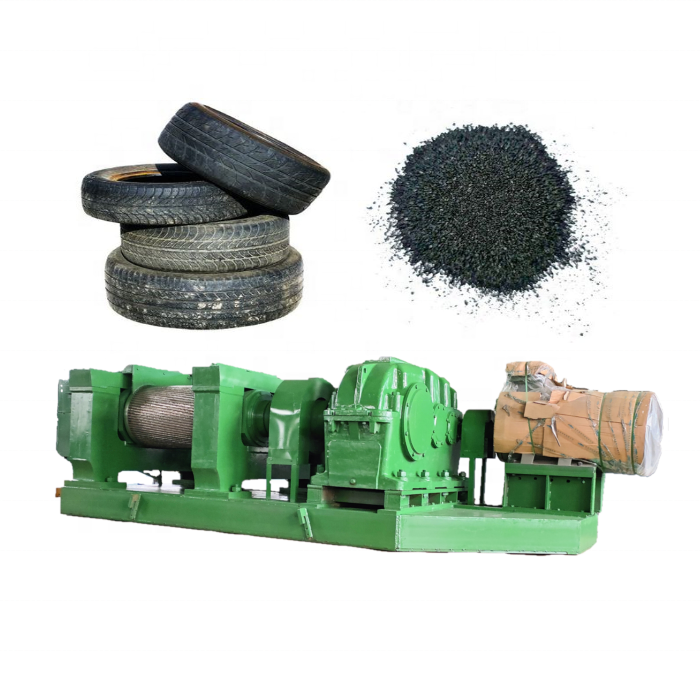 Scrap Tire Recycling Rubber Powder Rubber Tile Production Line Car Tyre For Tire Recycling Machine